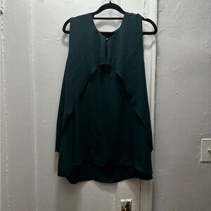 Banana Republic Dark Green Layered Tunic